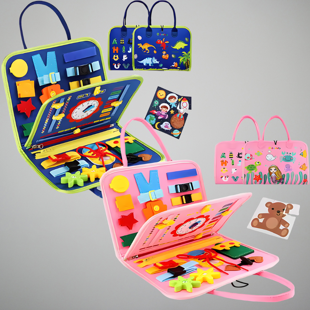 Montessori Busy Board Sensory Toy for Kids