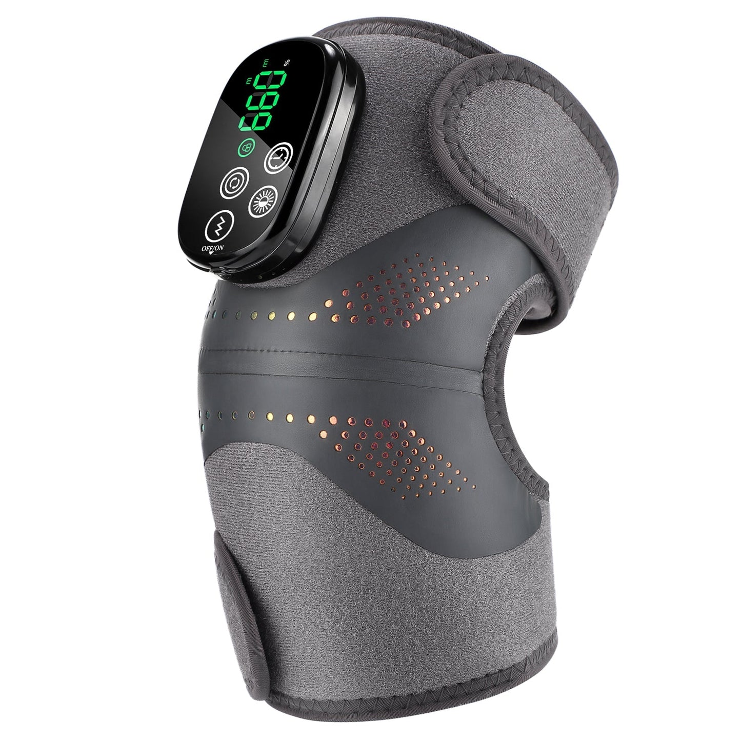 LED Knee Wrap with Red Light Therapy and Vibration Motors