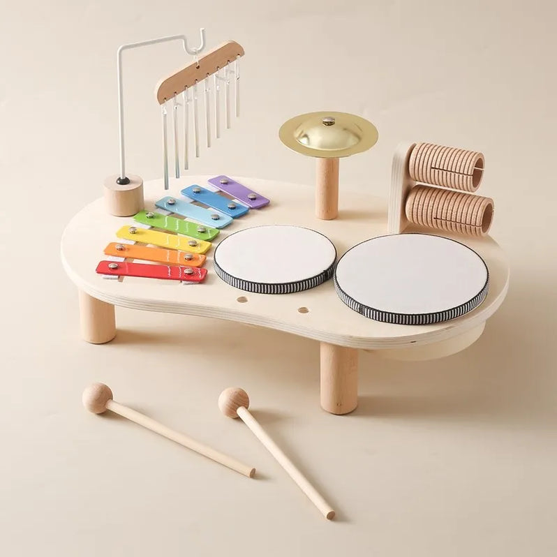 Wooden Music Station Toy for Kids