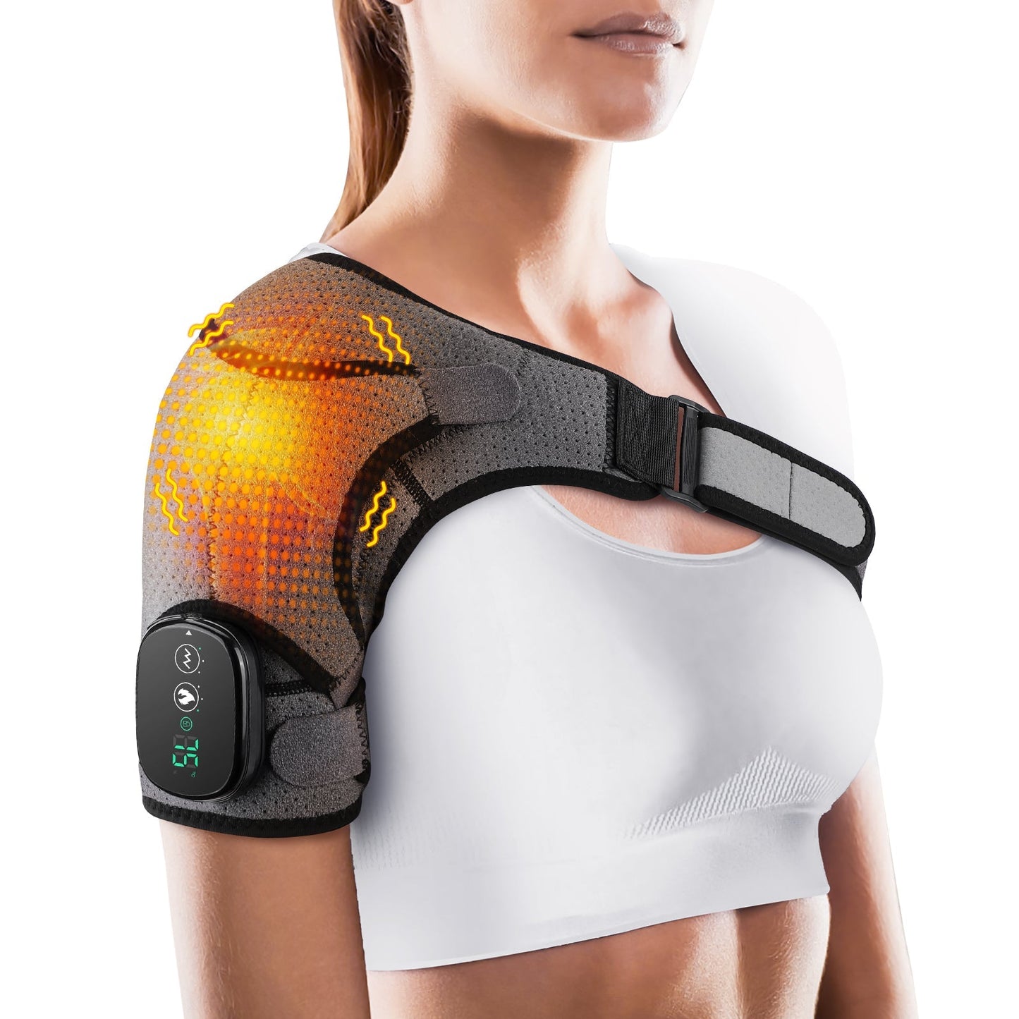 Heated Shoulder Wrap Therapy Device