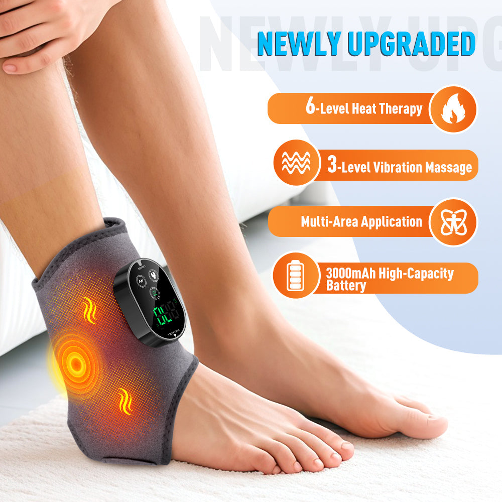 4 in 1 Cordless Massage Pad for Elbow Knee Foot Ankle Relief