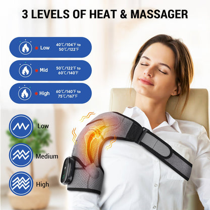 Heated Shoulder Wrap Therapy Device