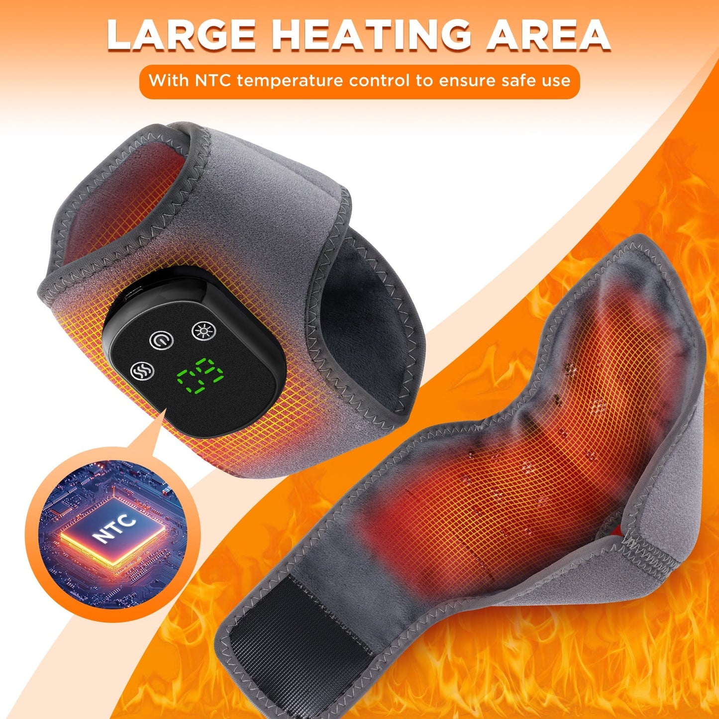 Ankle Massager with Hot Compress Function