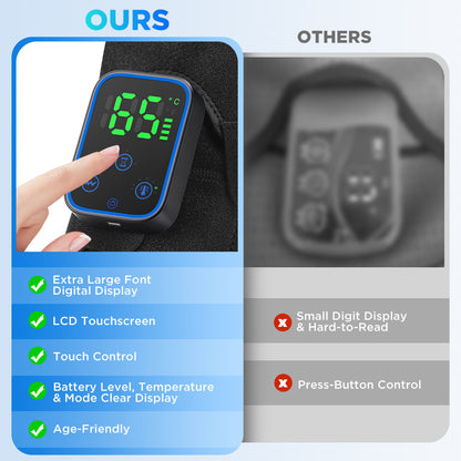 Wireless Shoulder Massager APP Control Detachable Design