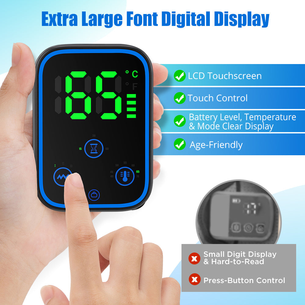 Knee Massager with Heat and App Control