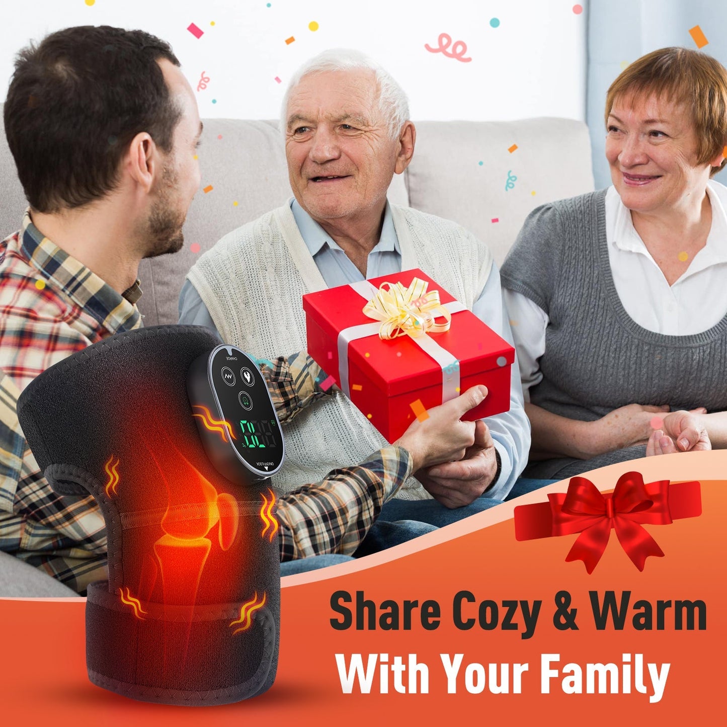 Knee Heating Pad for Pain Relief Therapy