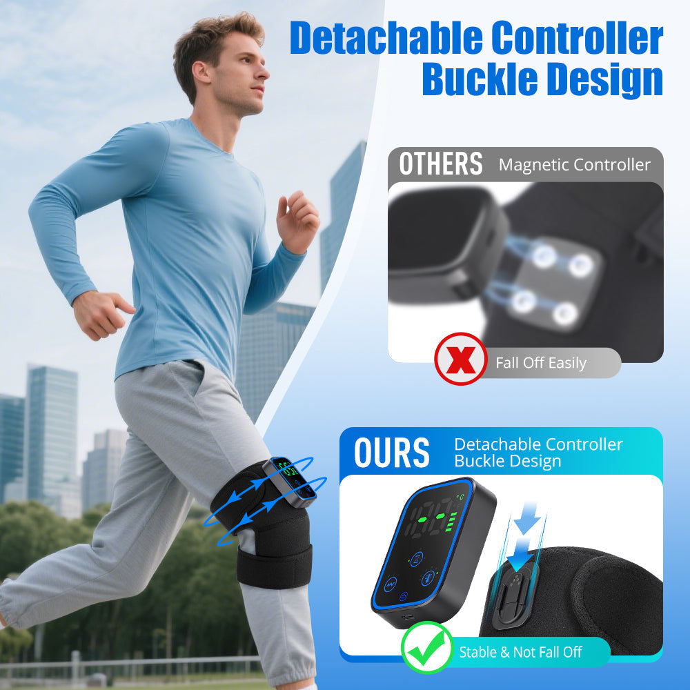Knee Massager with Heat and App Control