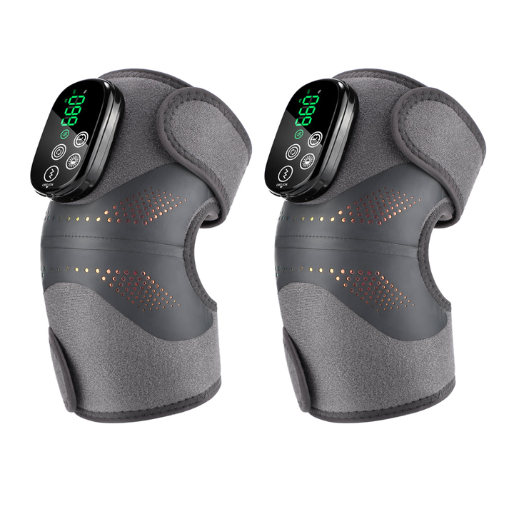 LED Knee Wrap with Red Light Therapy and Vibration Motors