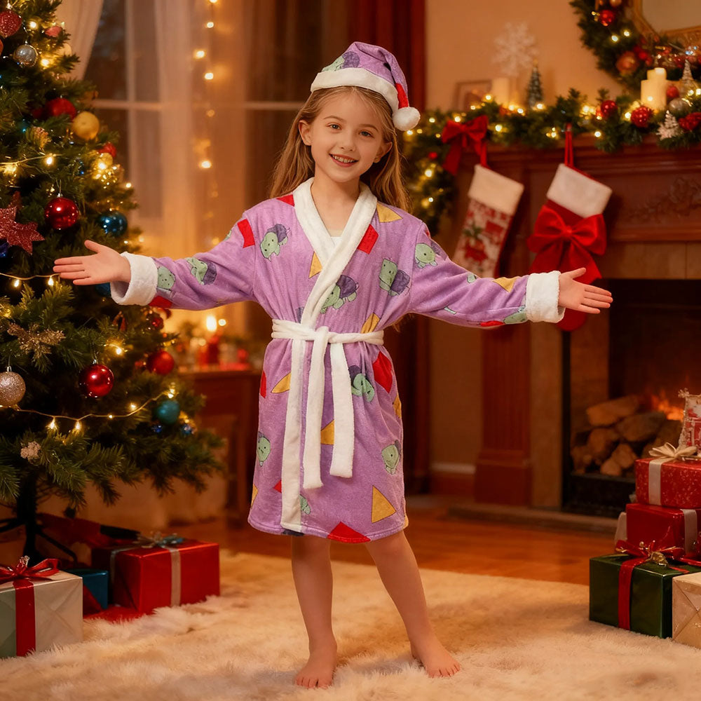 Pop Star Costume Robe Dress-up Suit Kids Adults Santa Hat