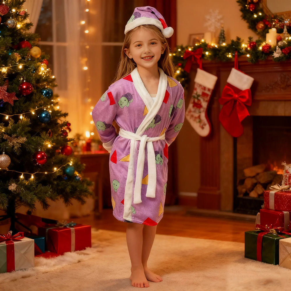 Pop Star Costume Robe Dress-up Suit Kids Adults Santa Hat