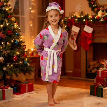 Pop Star Costume Robe Dress-up Suit Kids Adults Santa Hat