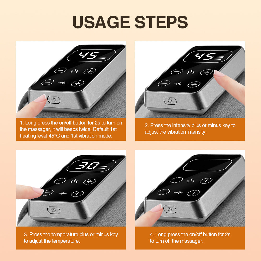 Cordless Electric Knee Massager Device