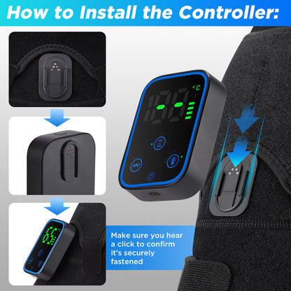 Wireless Shoulder Massager APP Control Detachable Design
