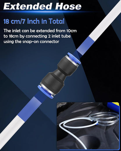 12V Electric Oil Extractor Pump Self-Priming Fluid Transfer Pump