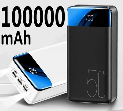 100000mAh Portable Power Bank Charger for Phones Tablets Laptops