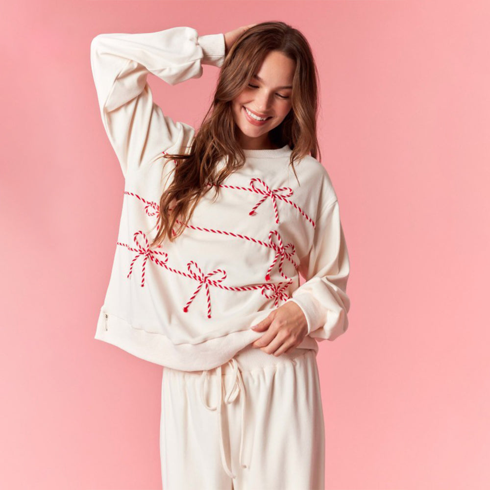 Ladies Christmas Pajama Set Two-Piece Loungewear