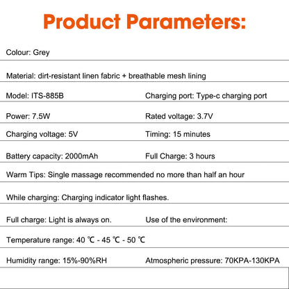 Wireless 360 Degree Air Pressure Calf Massager Device