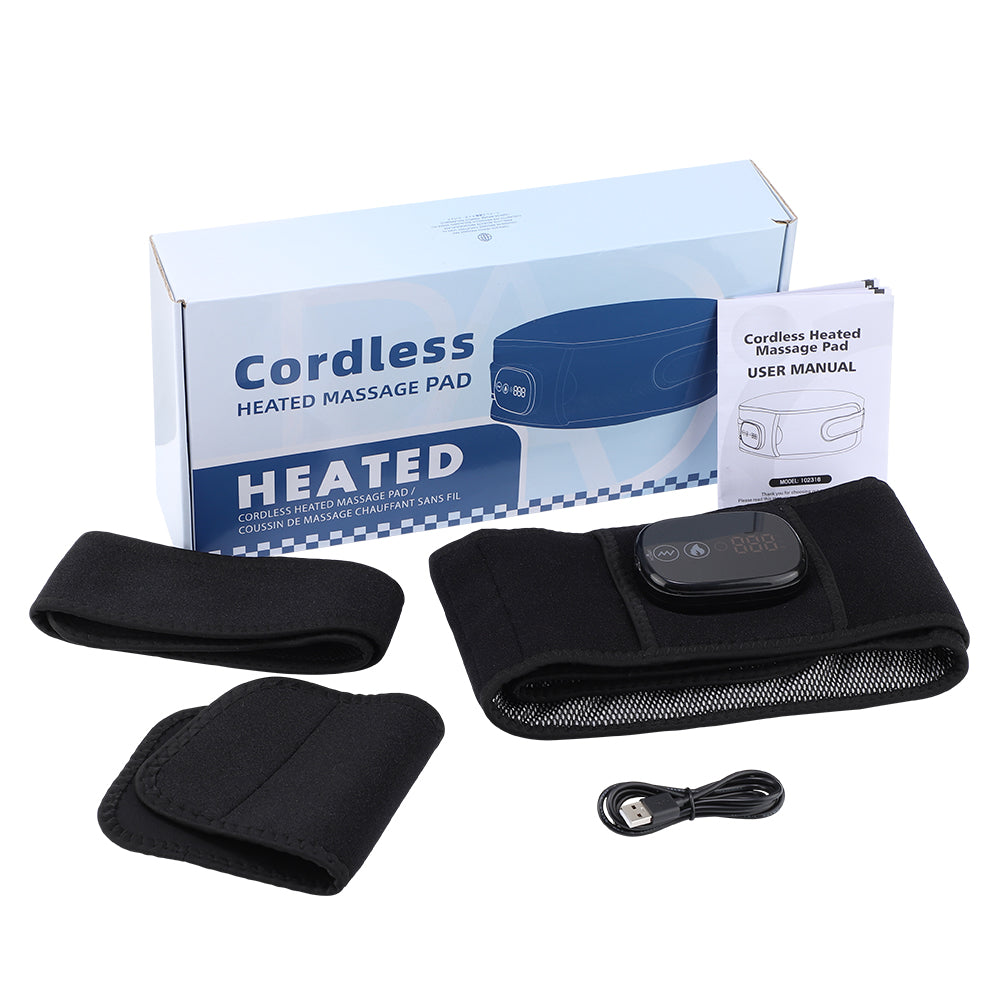 LED Back Massager with Red Light Therapy and Heat Function