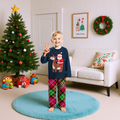 Family Christmas Matching Pajamas Sleepwear Set