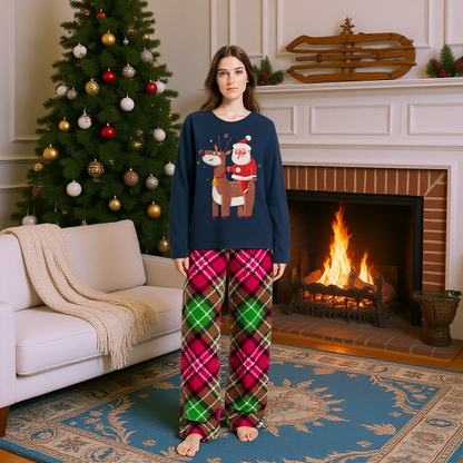 Family Christmas Matching Pajamas Sleepwear Set