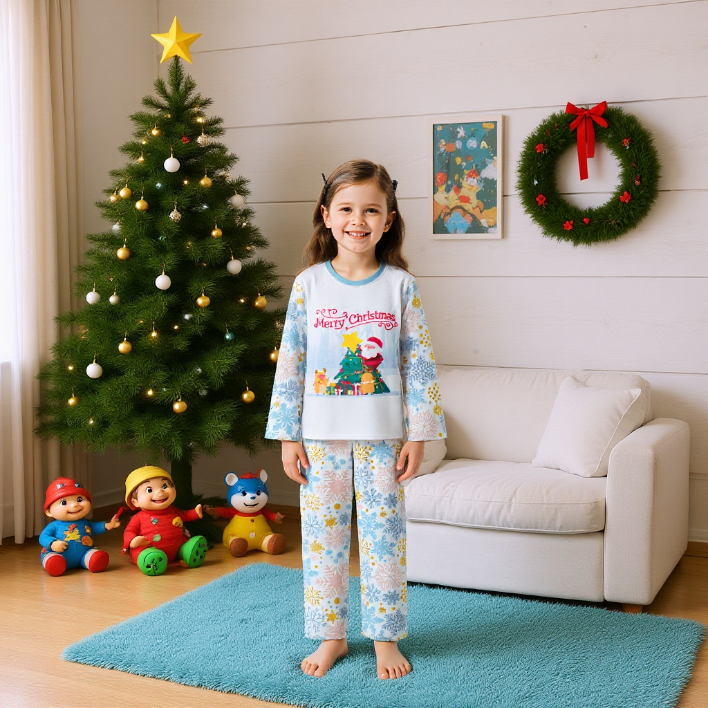 Christmas Family Matching Sleepwear Pyjamas Set