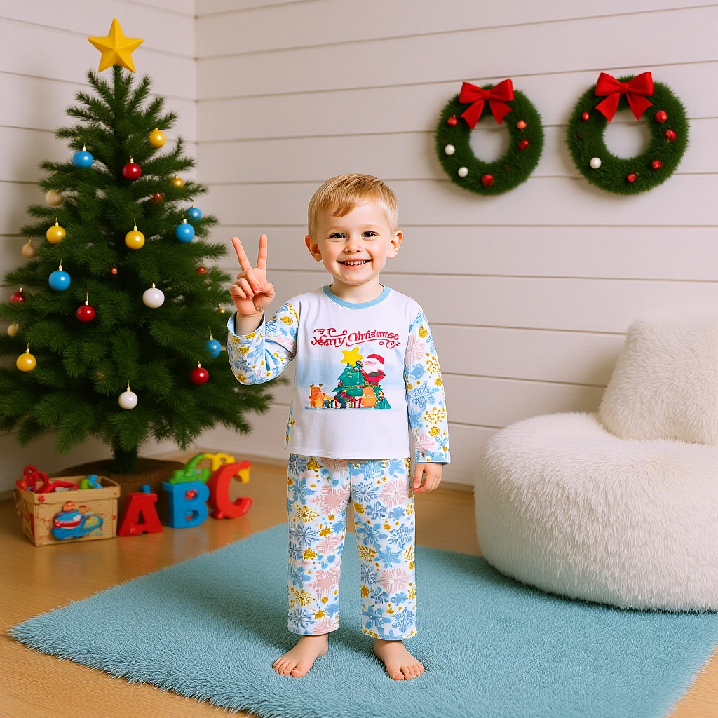 Christmas Family Matching Sleepwear Pyjamas Set
