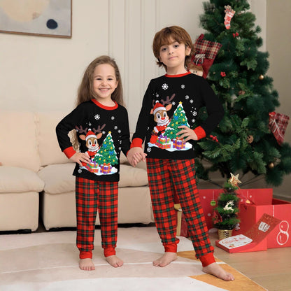 Family Christmas Pajamas Set Holiday Attire
