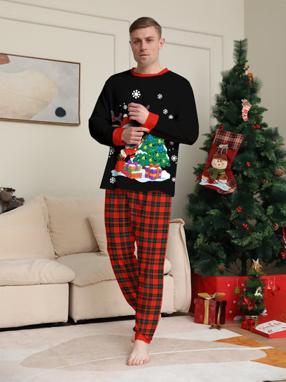 Family Christmas Pajamas Set Holiday Attire