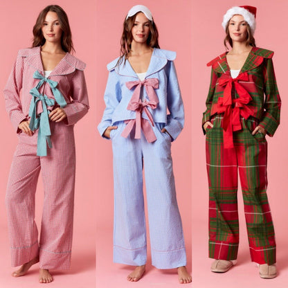 Adult Christmas Pajamas Set Loungewear Costume