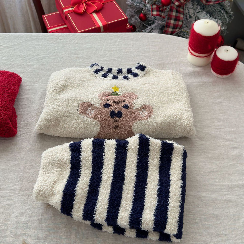 Kids Christmas Pyjamas Sleepwear Loungewear Boys Girls