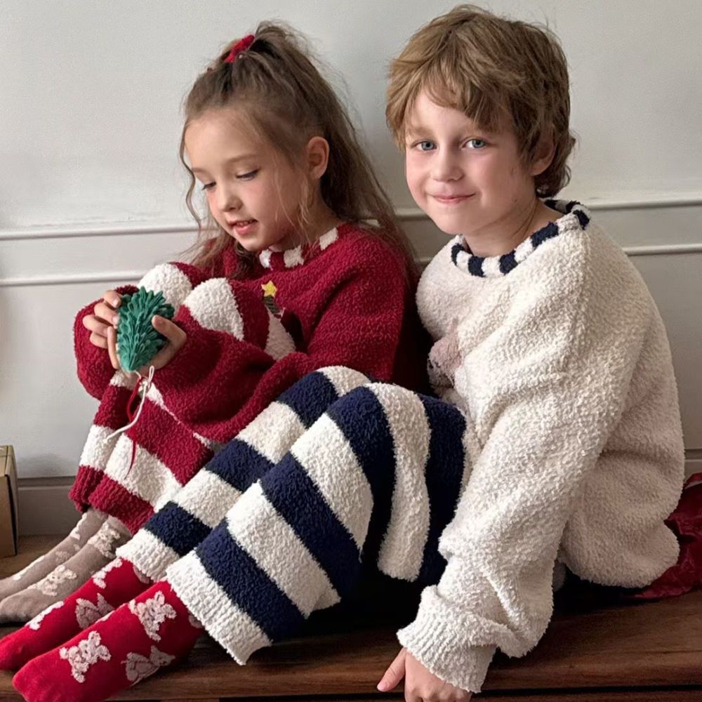Kids Christmas Pyjamas Sleepwear Loungewear Boys Girls