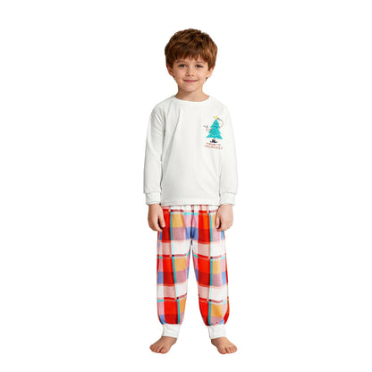 Boys Christmas Pyjamas Long Sleeve Top Trousers Sleepwear