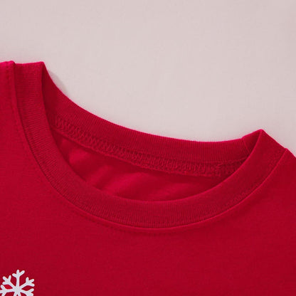 Kids Christmas Pyjamas Set Long Sleeve Top Pants Sleepwear