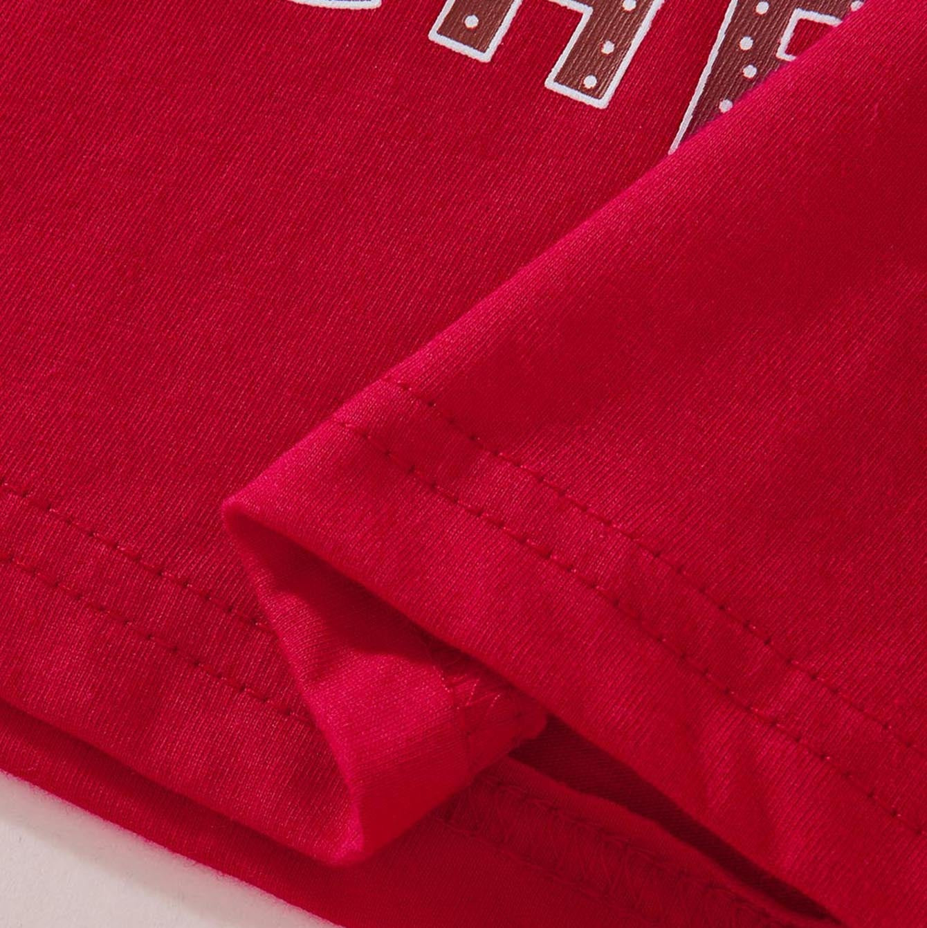 Kids Christmas Pyjamas Set Long Sleeve Top Pants Sleepwear