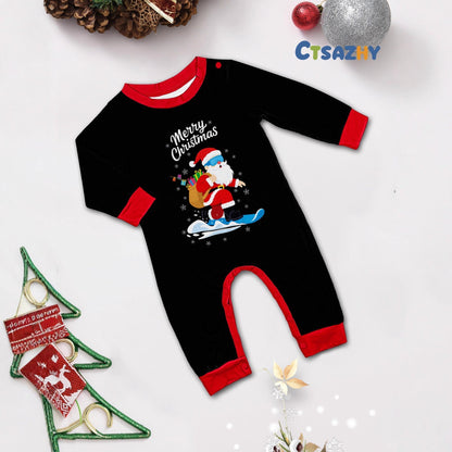 Family Christmas Pyjamas Unisex Sleepwear Outfits Kids Adults
