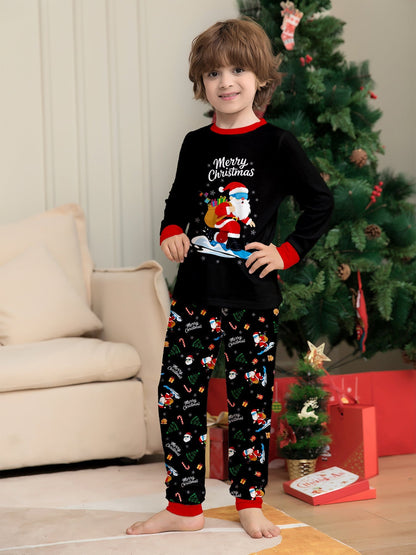Family Christmas Pyjamas Unisex Sleepwear Outfits Kids Adults