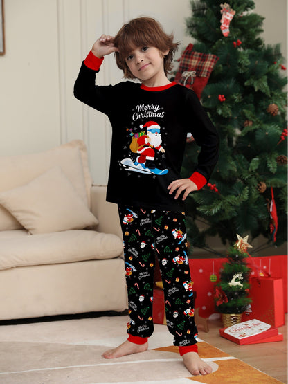 Family Christmas Pyjamas Unisex Sleepwear Outfits Kids Adults