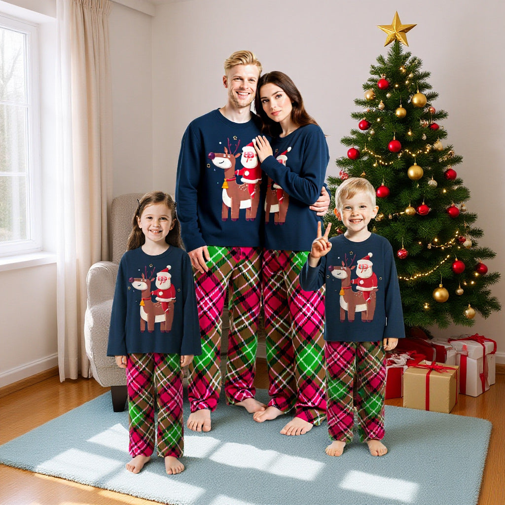 Family Christmas Matching Pajamas Sleepwear Set