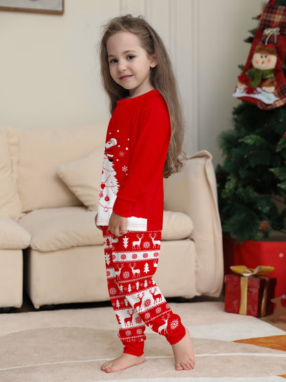 Family Christmas Pyjamas Set Tops Trousers Loungewear