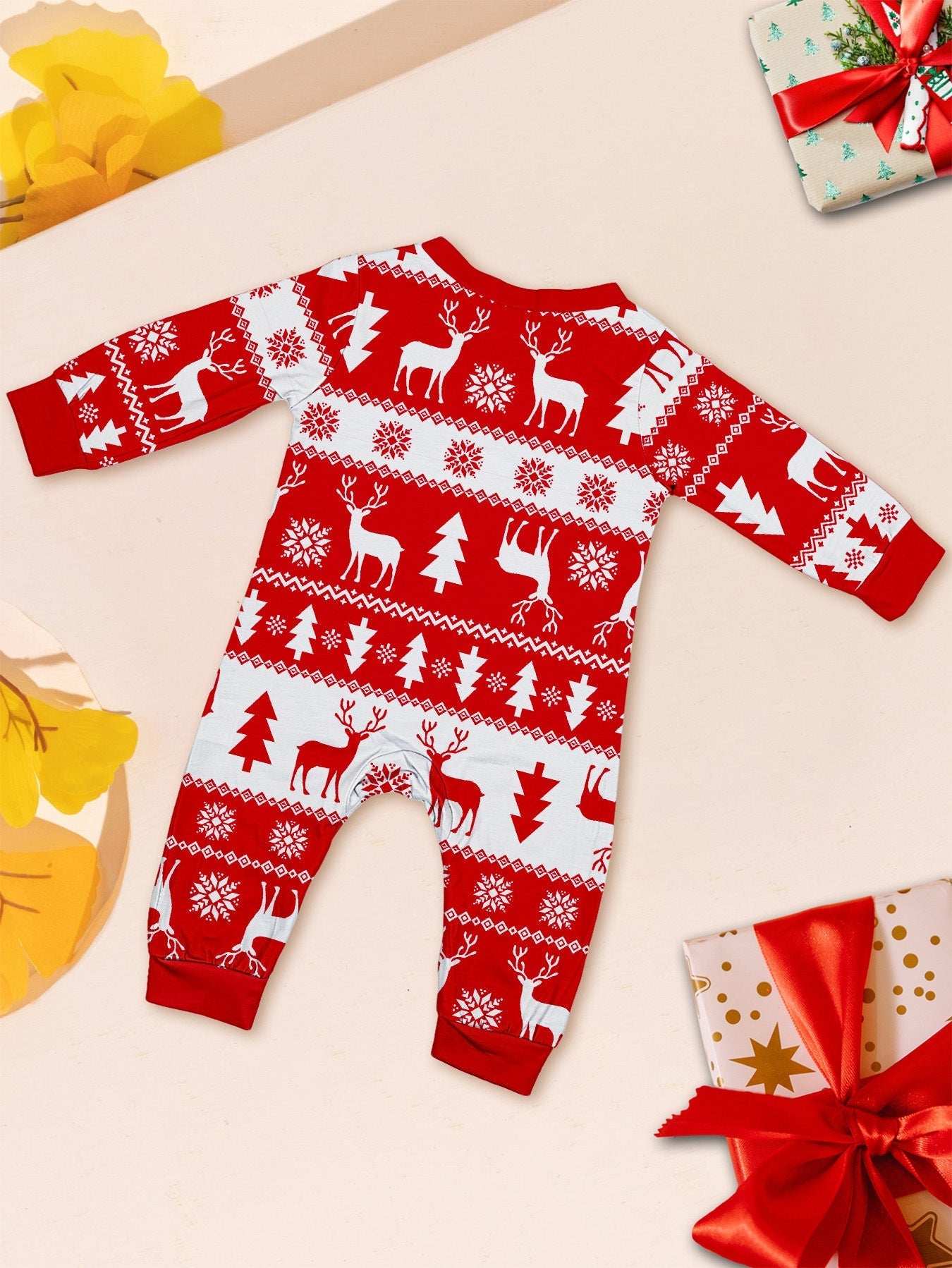 Family Christmas Pyjamas Set Tops Trousers Loungewear