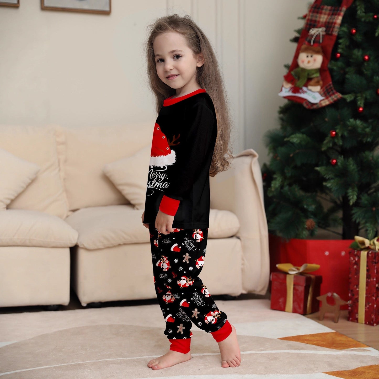 Family Christmas Matching Pajamas Sleepwear Set