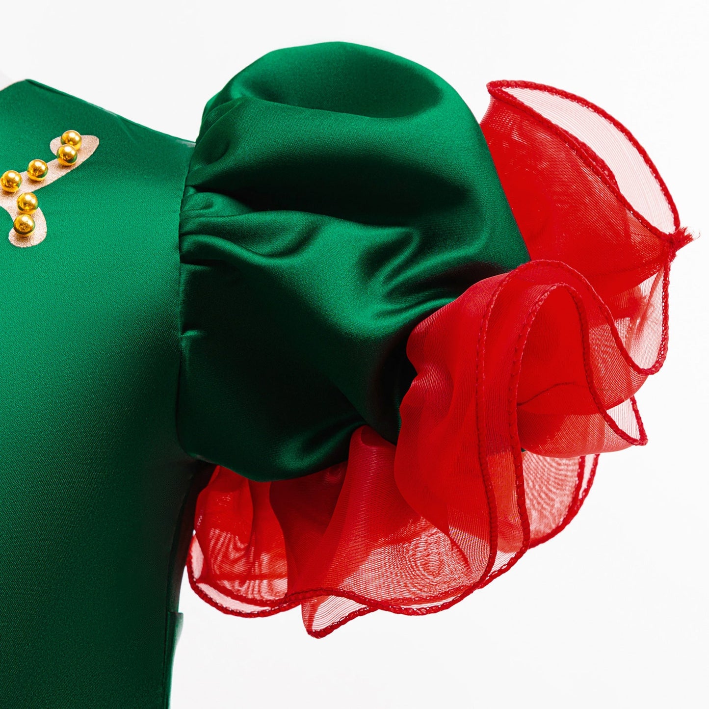 Girls Christmas Dress Headband Socks Costume Gift Box