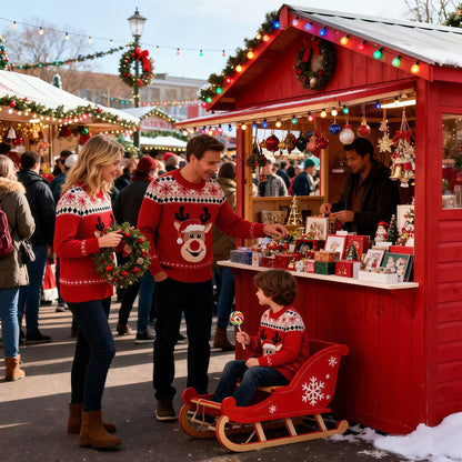 Christmas Sweater Photo Frame Memory Kit DIY Holiday Costume