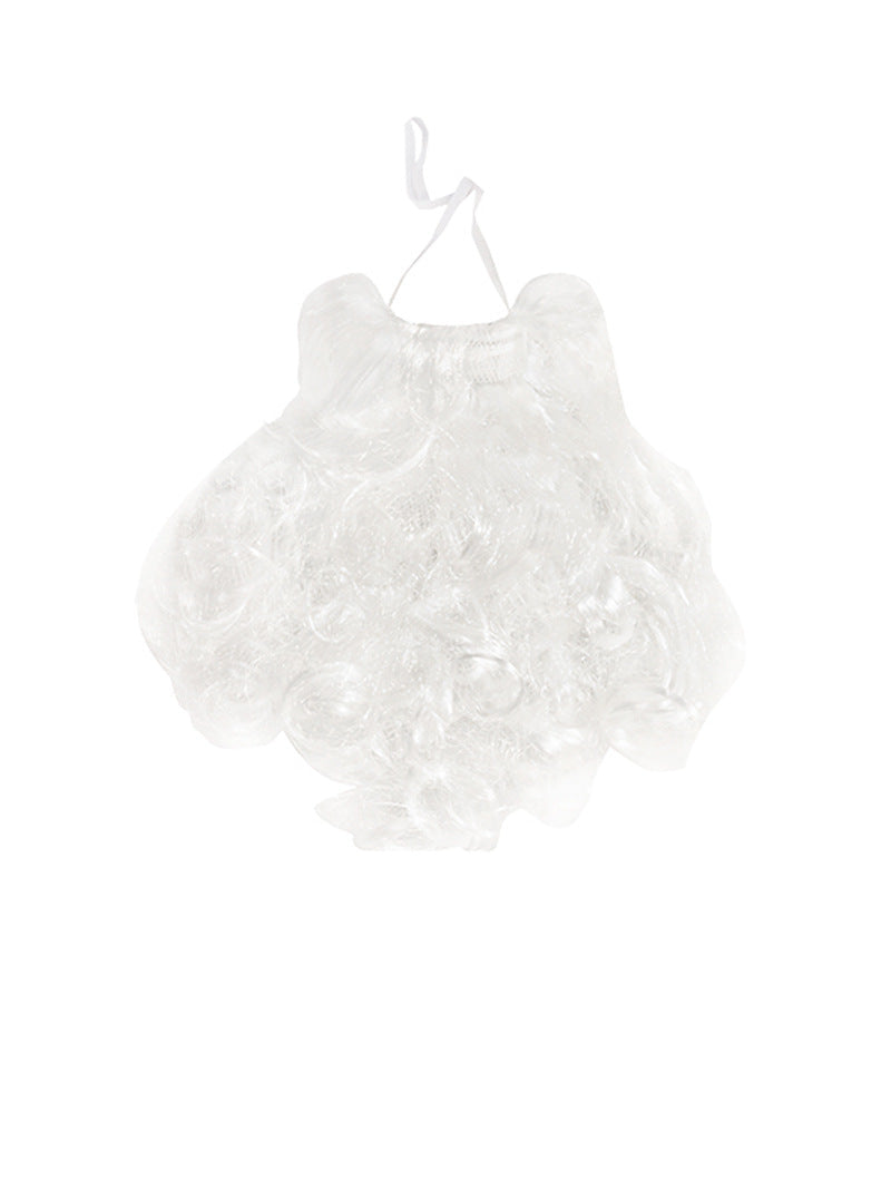 Kids Christmas Costume Gift Box with Hat Beard Jumpsuit Set