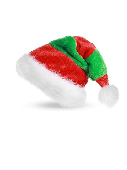 Kids Christmas Costume Gift Box with Hat Beard Jumpsuit Set