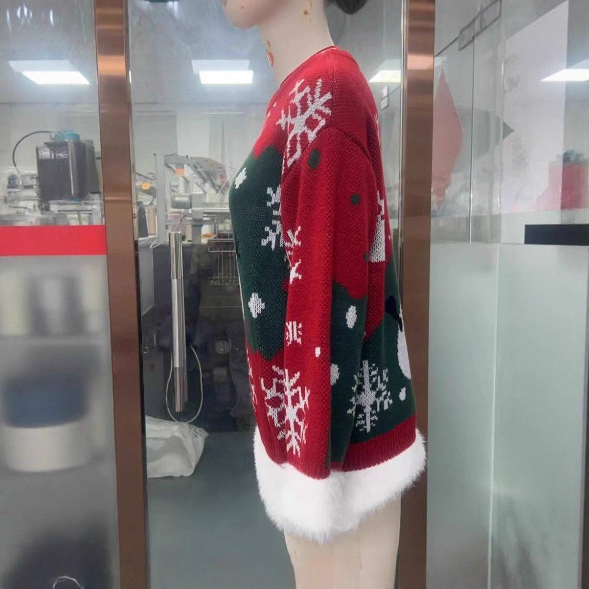 Christmas Sweater Dress Holiday Costume Women