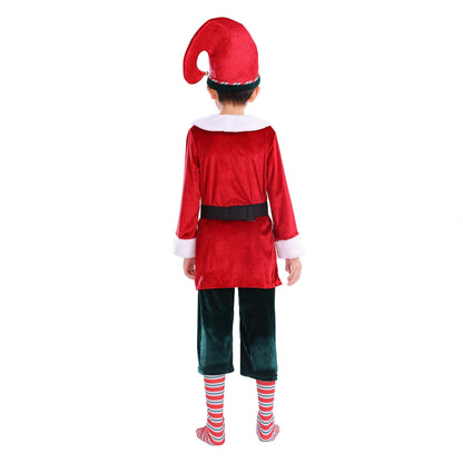 Kids Elf Costume Christmas Outfit