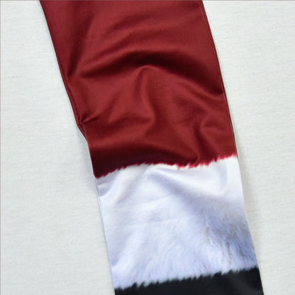 Kids Santa Costume Onesie Holiday Outfit for Boys Girls