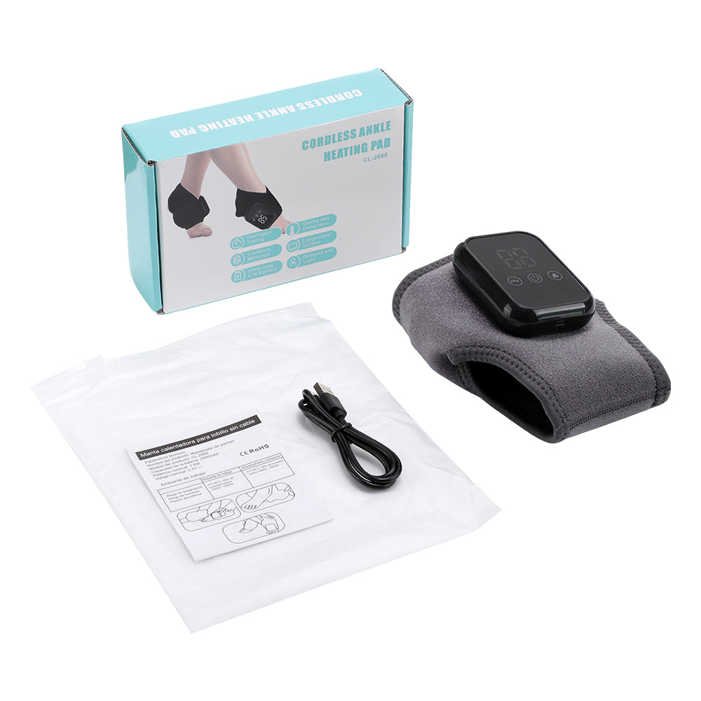 Cordless Ankle Massager Device Portable Foot Massage Machine