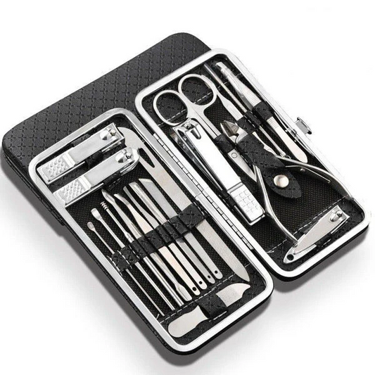 19 in 1 Nail Clipper Manicure Set Kit Stainless Steel Tools